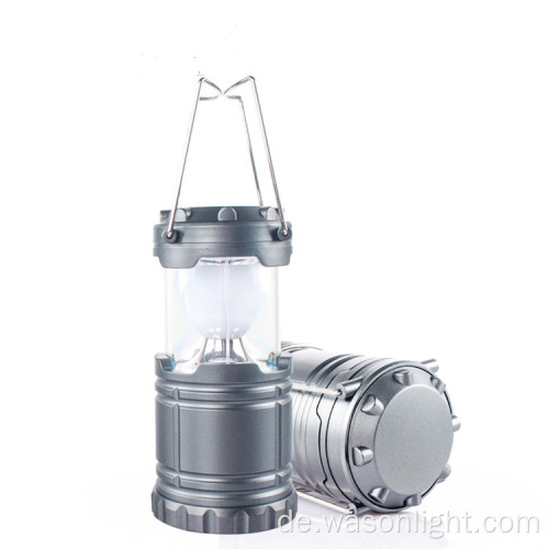 Pop -up -Laterne mit günstiger Preis mit abnehmbaren Griffen Outdoor -Beleuchtung 6 LED -Handlampe Teleskop Campinglicht